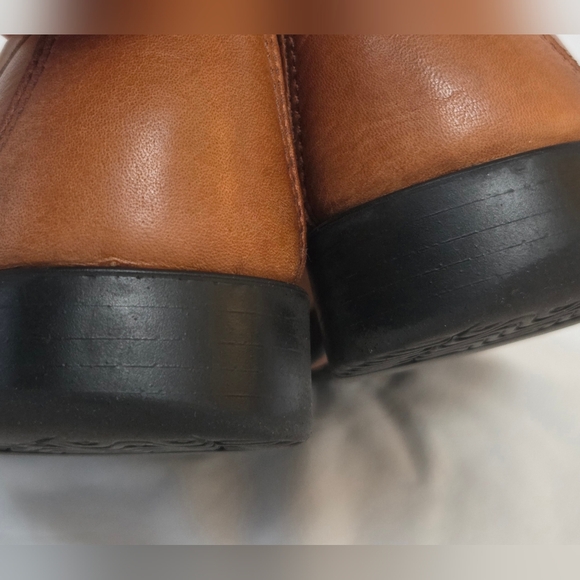 Bass Weejuns Katherine II Tan Camel Leather Loafers 8 - Picture 11 of 13